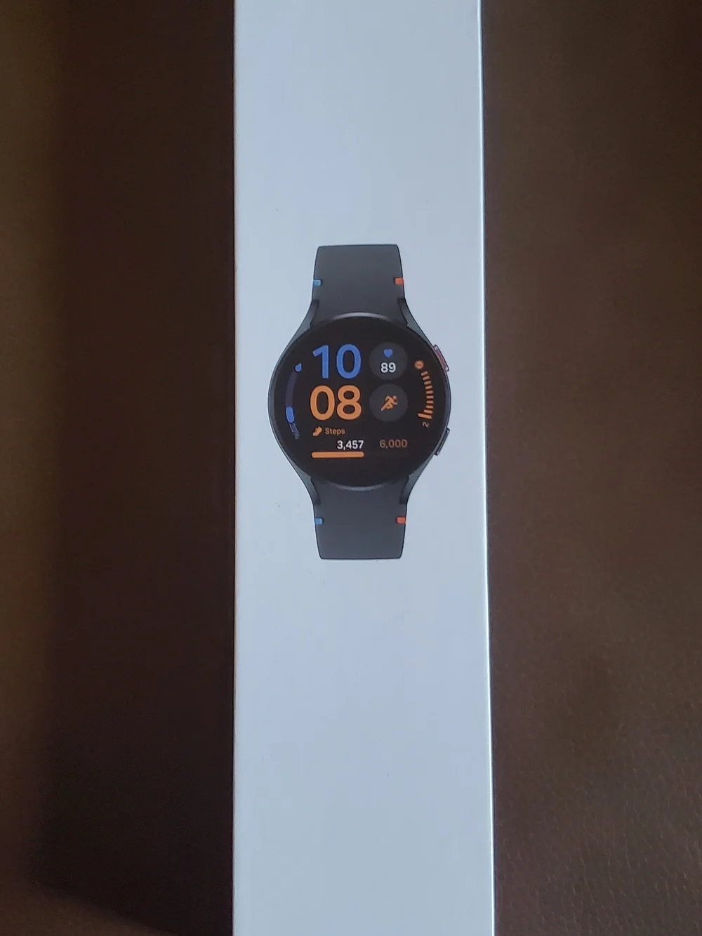 Samsung Black and Orange Accent Smartwatch